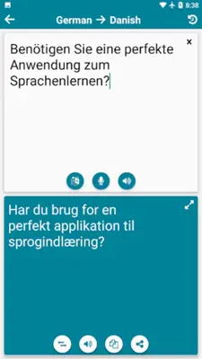 German - Danish android App screenshot 5