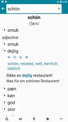 German - Danish android App screenshot 6